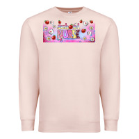 Pale Pink school nurse libbey glass Premium Sweatshirt - BundleAndBundleShop