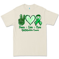 Bone Peace love cure Gallbladder Cancer Premium Tee - NancyCooperArtShop