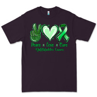 Plum Peace love cure Gallbladder Cancer Premium Tee - NancyCooperArtShop