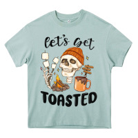 Arona let's get toasted camping Heavy Core Tee - MaliasSmallBusiness