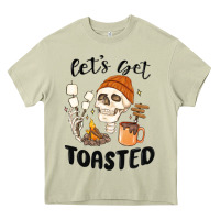 Mossy let's get toasted camping Heavy Core Tee - MaliasSmallBusiness