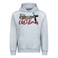 Heather Grey keep christ in christmas Urban Hoodie - CowhideDigitalArt