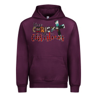 Mauve Wine keep christ in christmas Urban Hoodie - CowhideDigitalArt