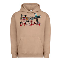 Pigment Burro keep christ in christmas Urban Hoodie - CowhideDigitalArt