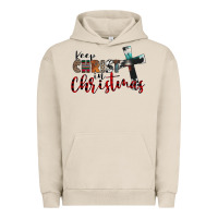 Pigment French Oak keep christ in christmas Urban Hoodie - CowhideDigitalArt