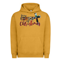 Pigment Peanut Butter keep christ in christmas Urban Hoodie - CowhideDigitalArt