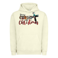 Pigment Pistachio keep christ in christmas Urban Hoodie - CowhideDigitalArt