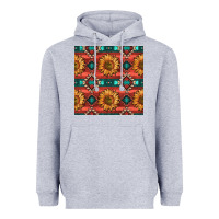 Heather Grey native american aztec seamless pattern 2 Heavyweight Hoodie - BundleAndBundleShop