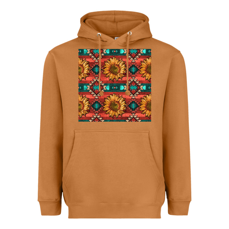 Native American Aztec Seamless Pattern 2 Heavyweight Hoodie by BundleAndBundleShop | Teevron