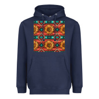 Navy native american aztec seamless pattern 2 Heavyweight Hoodie - BundleAndBundleShop