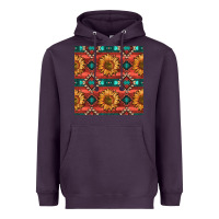 Plum native american aztec seamless pattern 2 Heavyweight Hoodie - BundleAndBundleShop