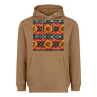 Toasted Coconut native american aztec seamless pattern 2 Heavyweight Hoodie - BundleAndBundleShop