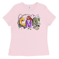 Bubblegum Pink cna mardi gras Ladies Tee - MaliasSmallBusiness