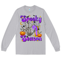 Moon Dust Spooky Season On Long Sleeve Tee - texasbilliewilder