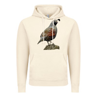 Vintage Artic California Quail Bird Vintage Hoodie - RanaPortraitStore