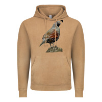 Vintage Camel California Quail Bird Vintage Hoodie - RanaPortraitStore