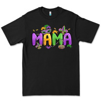 Black mardi gras mama Premium Tee - MaliasSmallBusiness