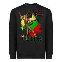 Black little melanin queen Heavyweight Sweatshirt - CowGirlArtShop