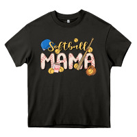 Asphalt softball MAMA Heavy Core Tee - MaliasSmallBusiness