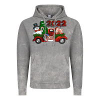 Cloud Rock happy new year 2022 christmas truck with american flag Vintage Hoodie - Jasminsmagicworld