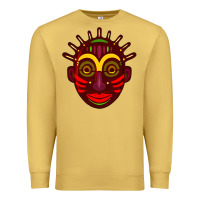 Antique Gold african masks 2 Premium Sweatshirt - BundleAndBundleShop