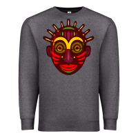 Charcoal Heather african masks 2 Premium Sweatshirt - BundleAndBundleShop