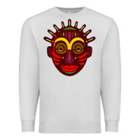 Dove Grey african masks 2 Premium Sweatshirt - BundleAndBundleShop
