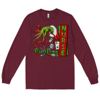 Christmas Character Nurse Long Sleeve Tee | Teevron