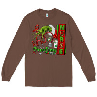 Chestnut Christmas Character Nurse Long Sleeve Tee - NancyCooperArtShop