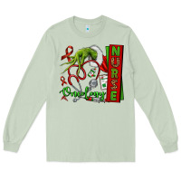 Matcha Christmas Character Nurse Long Sleeve Tee - NancyCooperArtShop