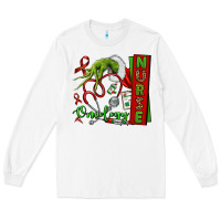 White Christmas Character Nurse Long Sleeve Tee - NancyCooperArtShop