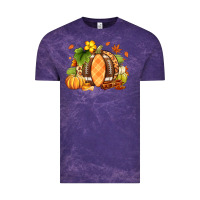 Cloud Purple Fall American Football Vintage Tee - RanaPortraitStore