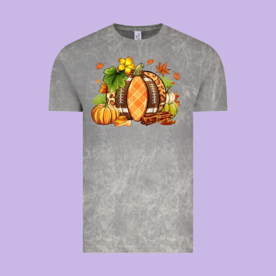 Fall American Football Vintage Tee Designed By Ranaportraitstore