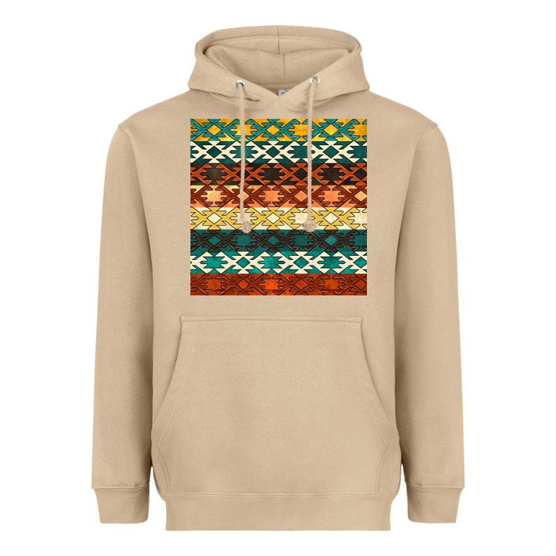 Native American Aztec Seamless Pattern 1 Heavyweight Hoodie by BundleAndBundleShop | Teevron