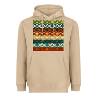 Mushroom native american aztec seamless pattern 1 Heavyweight Hoodie - BundleAndBundleShop