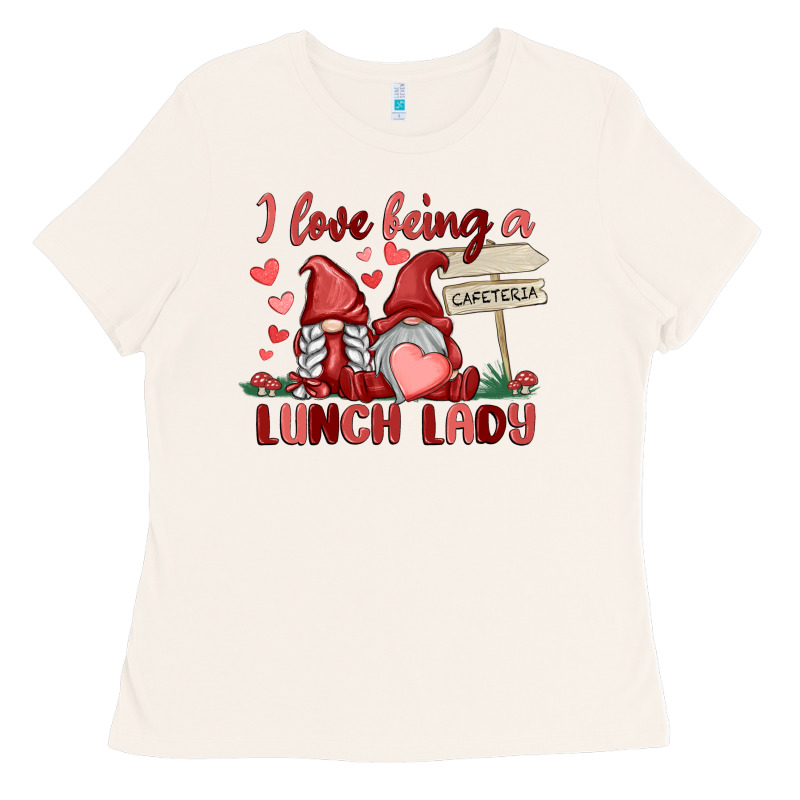 I Love Being A Lunch Lady Ladies Tee by MaliasSmallBusiness | Teevron