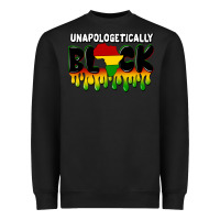 Black unapologetically black Heavyweight Sweatshirt - CowGirlArtShop