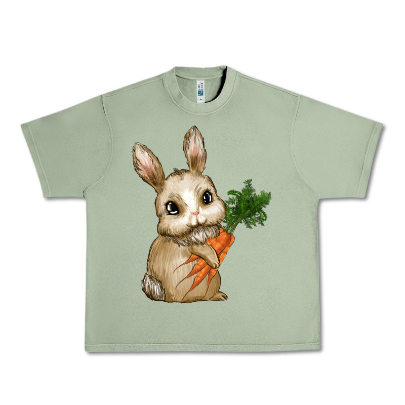 Eastrt Bunny Carrot Urban Heavy Tee by RanaPortraitStore | Teevron