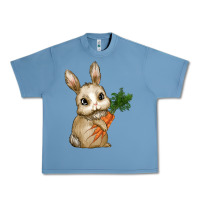 Pebble Blue eastrt bunny carrot Urban Heavy Tee - RanaPortraitStore