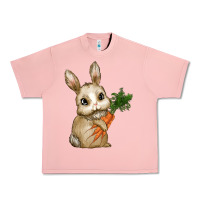 Salmon eastrt bunny carrot Urban Heavy Tee - RanaPortraitStore