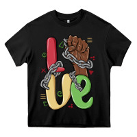 Black love juneteenth Heavy Core Tee - MaliasSmallBusiness