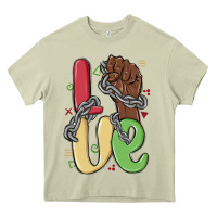 Mossy love juneteenth Heavy Core Tee - MaliasSmallBusiness
