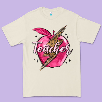 Teacher Lightning Bolt Valentine S Day Premium Tee Designed By Maliassmallbusiness