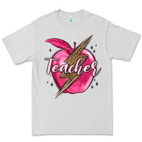 Dove Grey teacher lightning bolt valentine s day Premium Tee - MaliasSmallBusiness