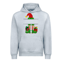 Christmas Elf Custom Name Urban Hoodie | Teevron