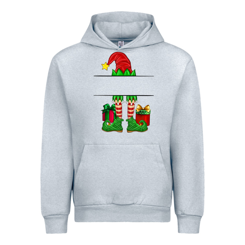 Christmas Elf Custom Name Urban Hoodie by Artiststas | Teevron