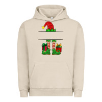 Pigment French Oak christmas elf custom name Urban Hoodie - Artiststas