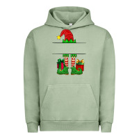 Pigment Oil Green christmas elf custom name Urban Hoodie - Artiststas