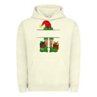 Pigment Pistachio christmas elf custom name Urban Hoodie - Artiststas