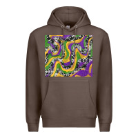 Coffee mardi gras cowhide Premium Hoodie - RanaPortraitStore